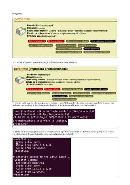 UT6_A8: Configuración del Servicio de Impresión 1- Conéctate a tu ...