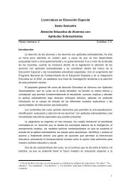 Atención Educativa de Alumnos con Aptitudes Sobresalientes