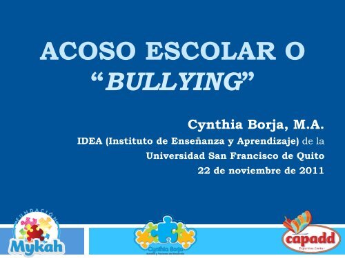 bullying - Instituto de Enseñanza y Aprendizaje