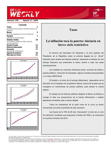 Tasas La inflación toca la puerta: iniciaría en breve ciclo ... - Sif Icap