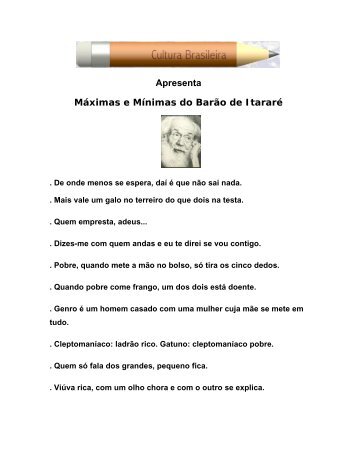 Máximas e Mínimas do Barão de Itararé (em PDF)