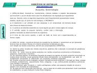 EXERCÍCIOS DE VESTIBULAR www.planetabio.com