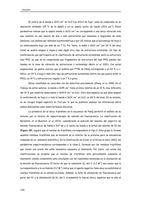 ANÁLISIS ESTRUCTURAL DE LA PROTEÍNA EXTRÍNSECA PsbQ ...