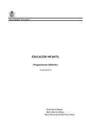 EDUCACIÓN INFANTIL: