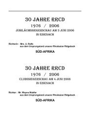 30 Jahre RRCD 30 Jahre RRCD