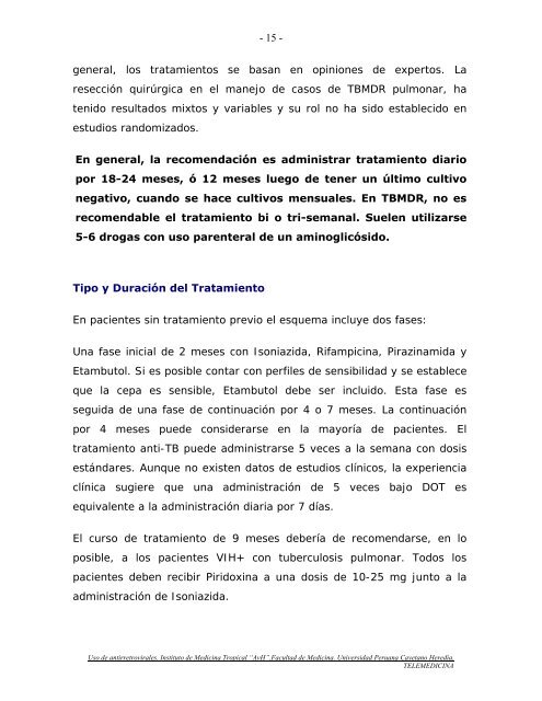 Co- infección VIH y Tuberculosis - UPCH