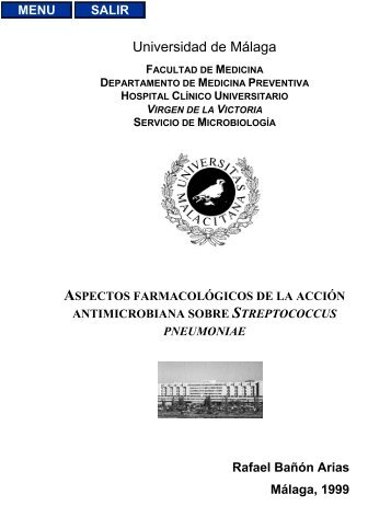 Rafael Bañón Arias Málaga, 1999 - Biblioteca Universitaria de la ...