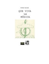 ¡Qué viva la música! - Escritores y Poetas en Español