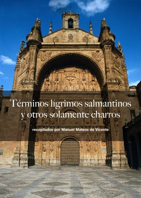 Términos lígrimos salmantinos y otros solamente charros