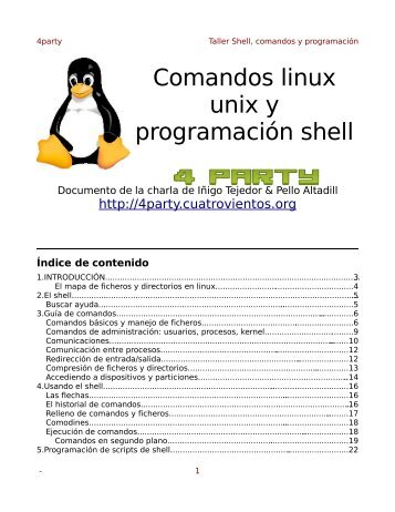 Comandos linux unix y programación shell - Bitbucket