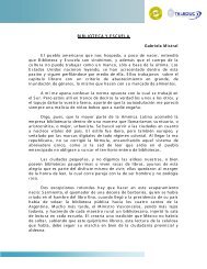 [PDF] Biblioteca y Escuela – Gabriela Mistral - CRA