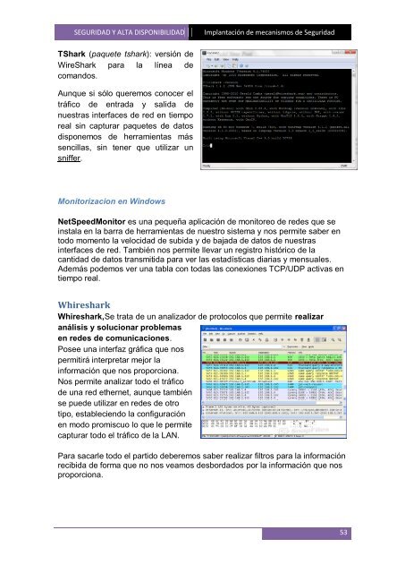 Seguridad y alta disponibilidad