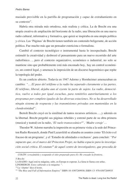 Radio is dead-Long live the Radio.pdf - Universidad del País Vasco