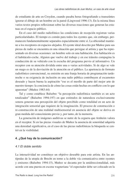 Radio is dead-Long live the Radio.pdf - Universidad del País Vasco