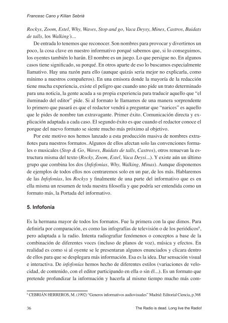 Radio is dead-Long live the Radio.pdf - Universidad del País Vasco