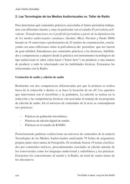 Radio is dead-Long live the Radio.pdf - Universidad del País Vasco