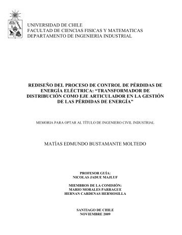 Tesis Electrónicas Universidad de Chile