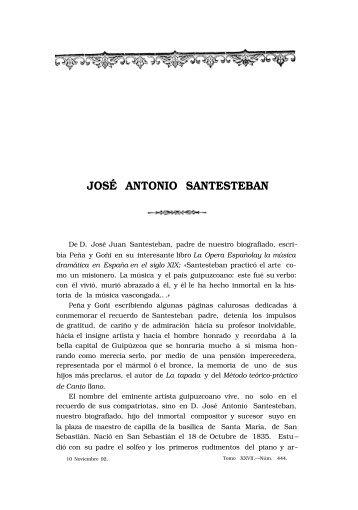 JOSÉ ANTONIO SANTESTEBAN