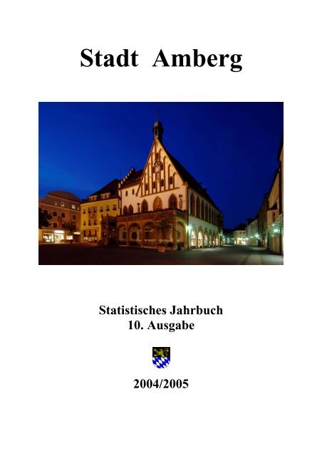 Verwaltungsgliederungsplan der Stadtverwaltung ... - Stadt Amberg