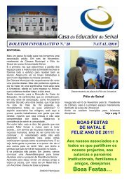 Boas Festas… - Casa do Educador