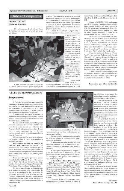 Editorial - Agrupamento de Escolas de Barroselas