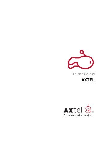 Política de Calidad AXTEL