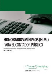 honorarios mínimos (hm) para el contador público - CPBA