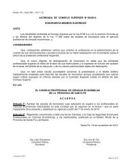 Honorarios Sugeridos - Consejo Profesional de Ciencias Económicas