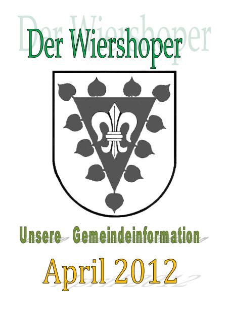 11.00 Uhr: Begrüßung der Gäste durch den 1 ... - Amt Hohe Elbgeest