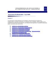 Honorarios Profesionales - Ley 6854 - Consejo Profesional de ...