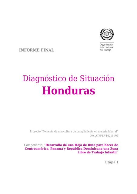 Honduras - OIT en América Latina y el Caribe