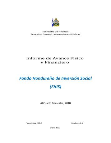 Fondo Hondureño de Inversión Social (FHIS)