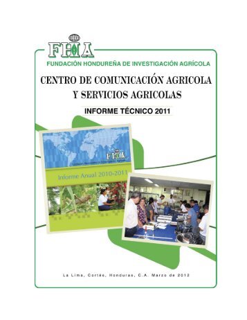 FUNDACION HONDUREÑA DE INVESTIGACION AGRICOLA - FHIA