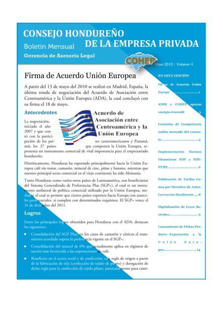 Sobre JUNTEC - Consejo Hondureño de la Empresa Privada