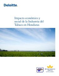 Impacto económico y social de la Industria del Tabaco en Honduras