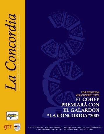 La Concor dia - Consejo Hondureño de la Empresa Privada