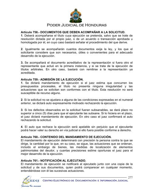 codigo procesal civil - Consejo Hondureño de la Empresa Privada