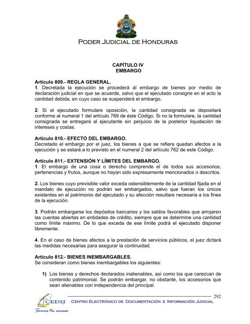 codigo procesal civil - Consejo Hondureño de la Empresa Privada