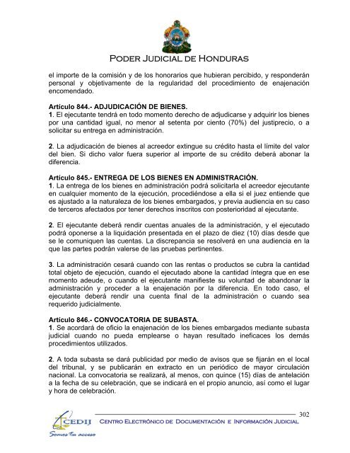 codigo procesal civil - Consejo Hondureño de la Empresa Privada