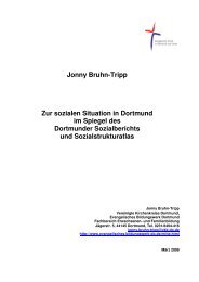Jonny Bruhn-Tripp Zur sozialen Situation in Dortmund im Spiegel des