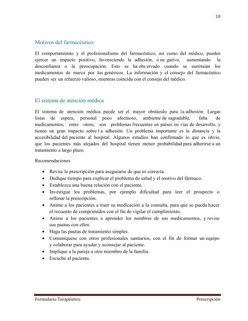 formulario terapeutico - IHSS - Instituto Hondureño de Seguridad ...