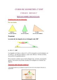 REPASO SOBRE TRIÁNGULOS