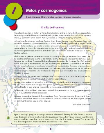 Xxxx Mitos y cosmogonías - Ediciones Santillana