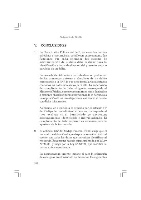 Informe Defensorial derechos libertad.pmd - Biblioteca Virtual de la ...