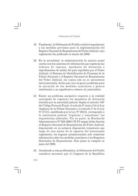 Informe Defensorial derechos libertad.pmd - Biblioteca Virtual de la ...