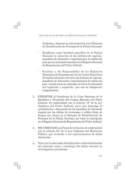 Informe Defensorial derechos libertad.pmd - Biblioteca Virtual de la ...