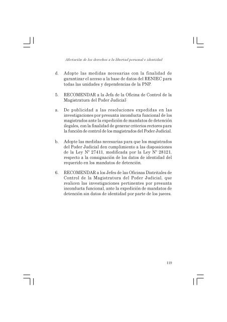 Informe Defensorial derechos libertad.pmd - Biblioteca Virtual de la ...