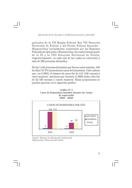 Informe Defensorial derechos libertad.pmd - Biblioteca Virtual de la ...