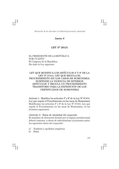 Informe Defensorial derechos libertad.pmd - Biblioteca Virtual de la ...