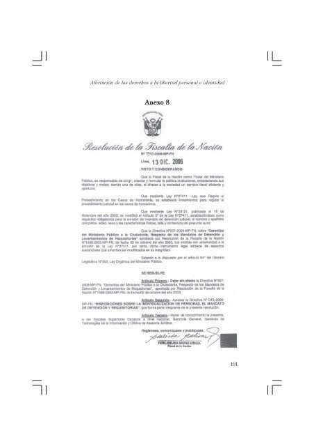 Informe Defensorial derechos libertad.pmd - Biblioteca Virtual de la ...